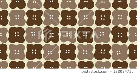 Flower illustration pattern background material 128084733