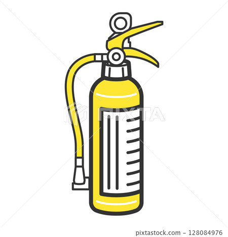 Simple fire extinguisher Simple fire extinguisher 128084976
