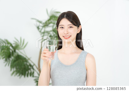 Mineral water for women Mineral water for women 128085365