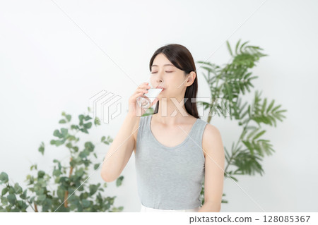 Mineral water for women Mineral water for women 128085367