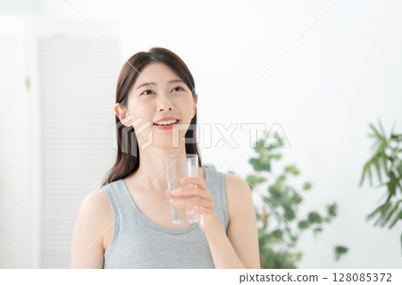 Mineral water for women 128085372