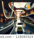 modern city at night 128085924