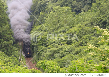 Yamaguchi Line Steam Locomotive 128086005