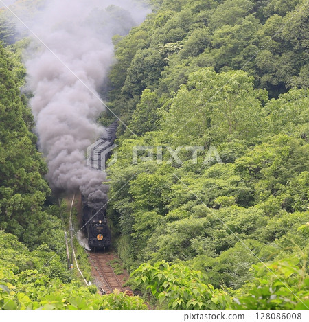 Yamaguchi Line Steam Locomotive 128086008
