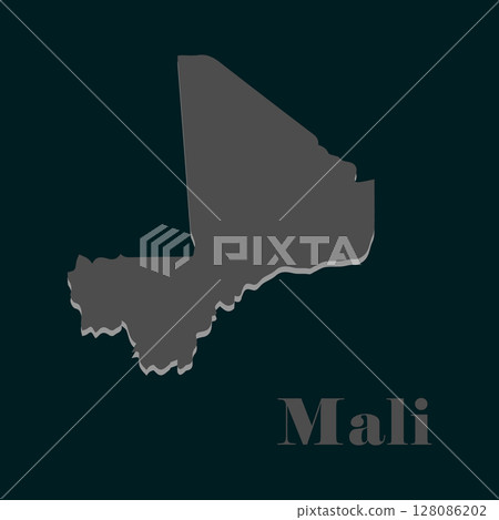 Mali country map vector icon 128086202