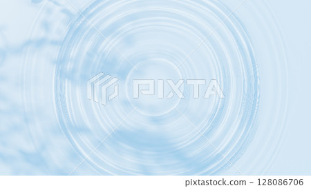 樹葉的漣漪和陰影。鳥瞰圖。 3D影像。 （風景） 128086706