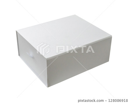 Mockup white box isolated on white background 128086918