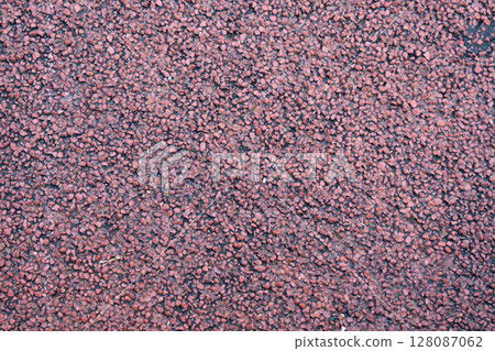 Grunge dark red color road textured background with copy space and can use for layer effect 128087062