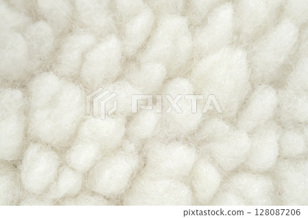 Wool plush fleece fur fabric texture background 128087206