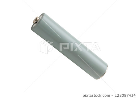 AAA alkaline battery isolated on white background AAA alkaline battery isolated on white background 128087434