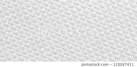 White linen canvas fabric texture background White linen canvas fabric texture background 128087451