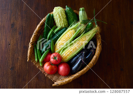 濾鍋裡的夏季蔬菜 濾鍋裡的夏季蔬菜 128087557