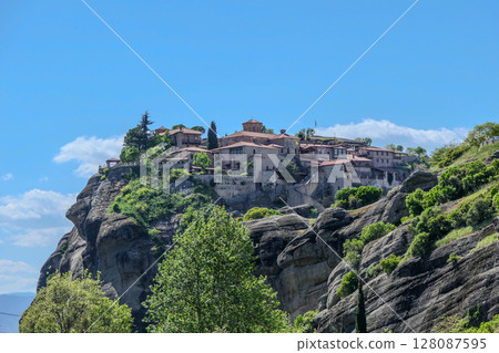 Greece, Meteora, Monastery of the Great Meteora Greece, Meteora, Monastery of the Great Meteora 128087595