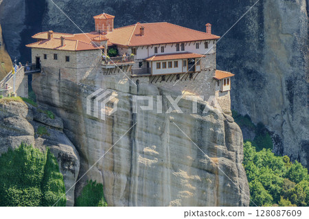 Greece, Meteora, Roussanou Monastery 128087609
