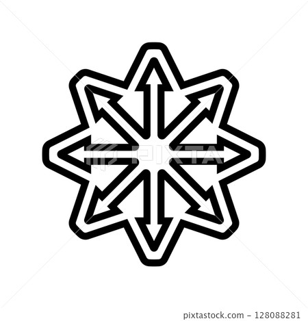 multi functional line icon vector illustration multi functional line icon vector illustration 128088281