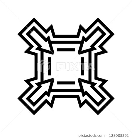 compact size line icon vector illustration compact size line icon vector illustration 128088291