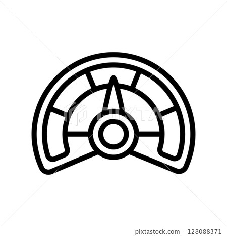 multi speed line icon vector illustration 128088371