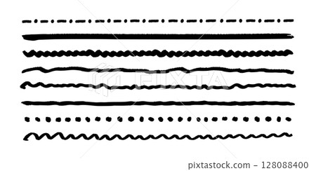 Hand-drawn loose lines illustration vector Hand-drawn loose lines illustration vector 128088400