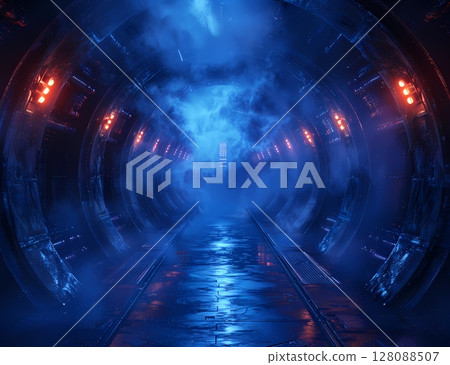 幽暗恐怖的太空船長廊 128088507