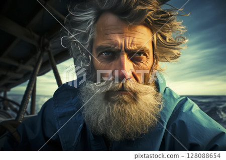 Berserkers of the Sea: fearsome Viking warriors embodying the spirit of norse valor and brutality 128088654