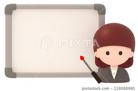 穿西裝和白板的女人 穿西裝和白板的女人 128088980