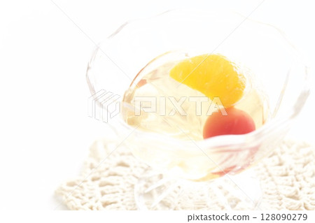 橘子櫻桃果凍 128090279