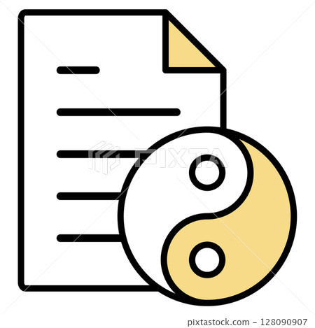 Illustration icon material: File 150 Illustration icon material: File 150 128090907