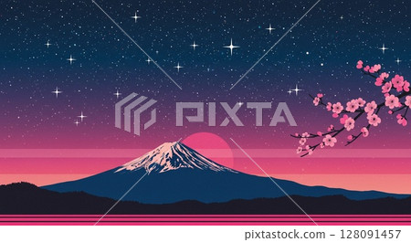 無數的星星在夜空中閃耀，形成柔和的粉紅色漸變。 128091457