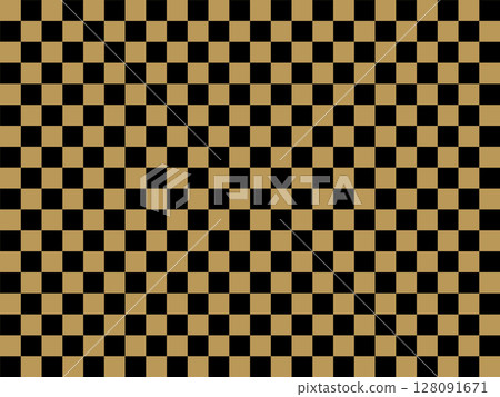 Fake money and black checkered pattern Fake money and black checkered pattern 128091671