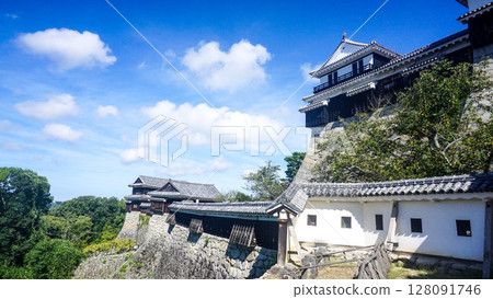 愛媛縣松山市的松山城 愛媛縣松山市的松山城 128091746