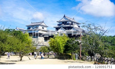 Matsuyama Castle in Matsuyama City, Ehime Prefecture Matsuyama Castle in Matsuyama City, Ehime Prefecture 128091751