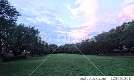 公園的黃昏 公園的黃昏 128091868