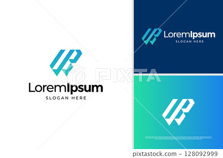 Creative letter W and B accounting logo design. Business logo design template Creative letter W and B accounting logo design. Business logo design template 128092999