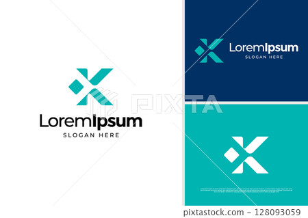 Letter K initial logo concept. Architecture business logo vector design template 128093059