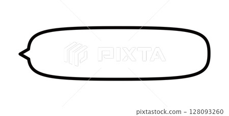 一個簡單的講話泡泡的矢量圖 128093260