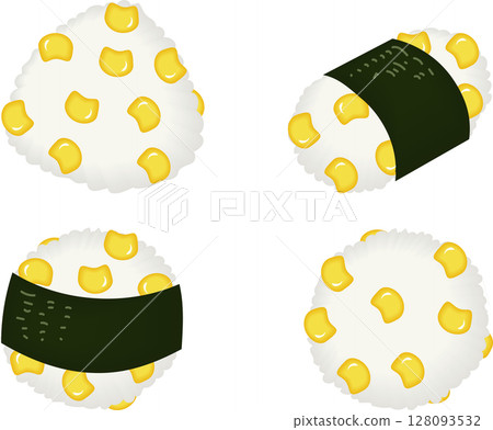 Corn rice ball set 128093532