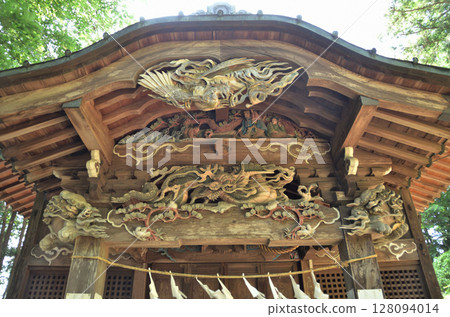 埼玉縣嵐山鎮的能量點，鐮形八幡宮的守護神 128094014