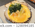 Aomori specialty: shellfish-grilled miso | Local cuisine of scallops and miso 128094185