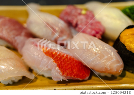 Aomori coastal nigiri assortment | Sea urchin, white fish, local fish, and exquisite delicacies Aomori coastal nigiri assortment | Sea urchin, white fish, local fish, and exquisite delicacies 128094218