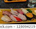 Aomori coastal nigiri assortment | Sea urchin, white fish, local fish, and exquisite delicacies 128094219