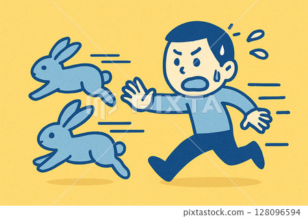He who chases two rabbits catches neither He who chases two rabbits catches neither 128096594