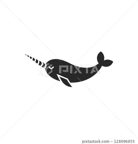 Narwhal Minimal Icon 128096855