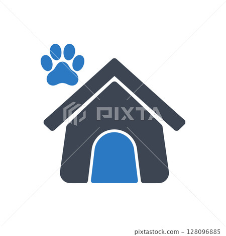 Pet Shelter House Icon 128096885