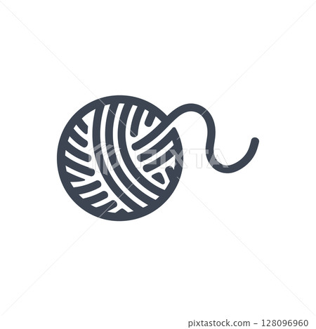 Yarn Ball Thread Icon 128096960