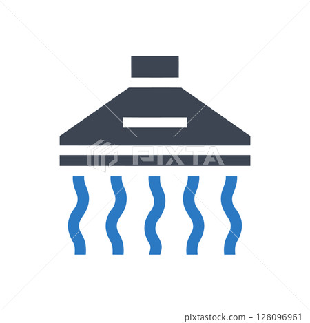 Steam Shower Head Icon Steam Shower Head Icon 128096961