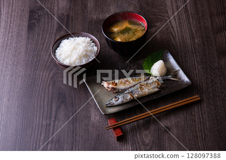 Salted sweet potato meal set 128097388