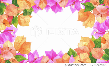 Flower frame 128097488