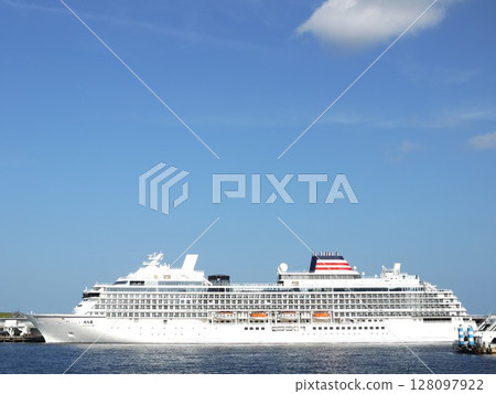 Asuka III anchored at Osanbashi Pier 128097922