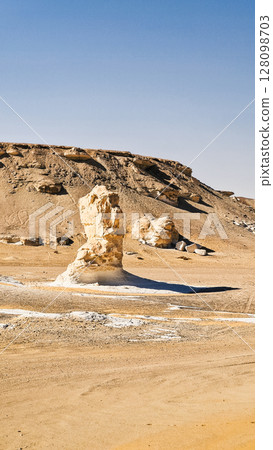desert, sand dunes, sahara 128098703