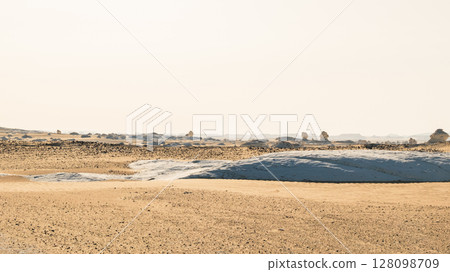 desert, sand dunes, sahara 128098709